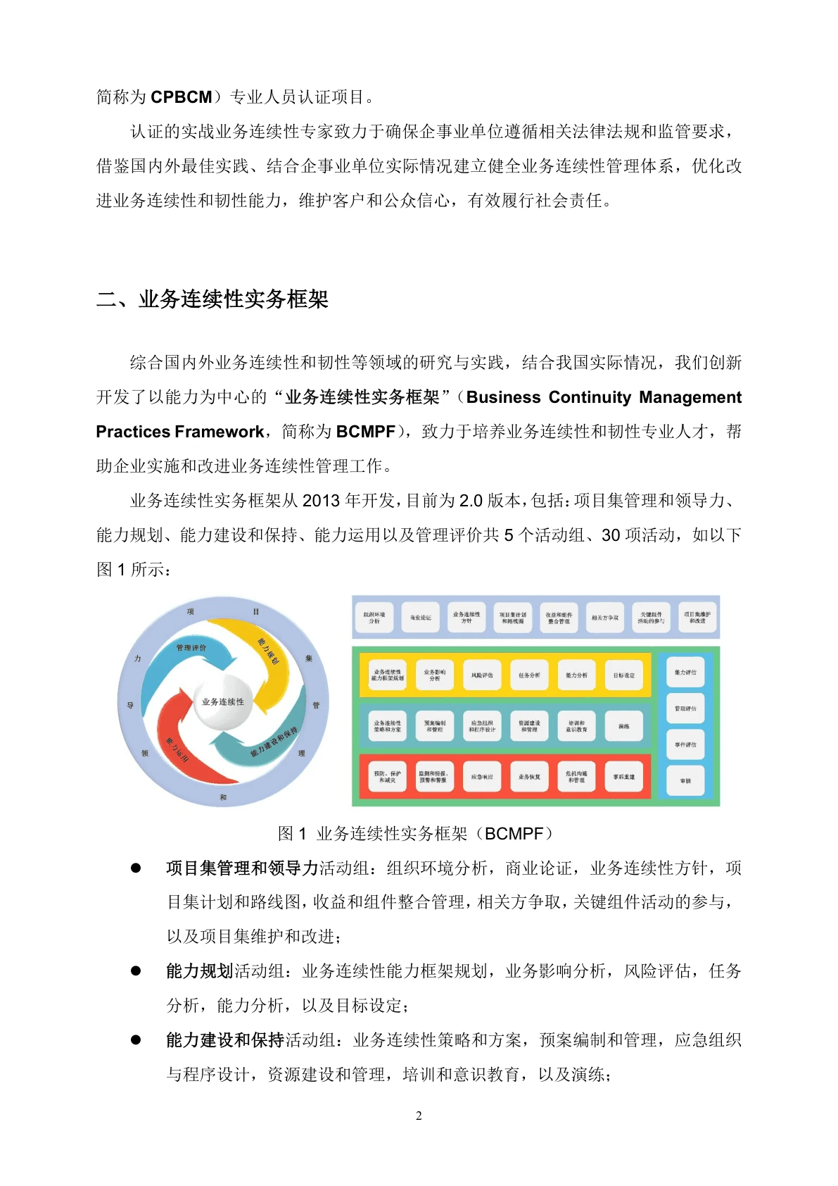 业务连续性实务框架（BCMPF）